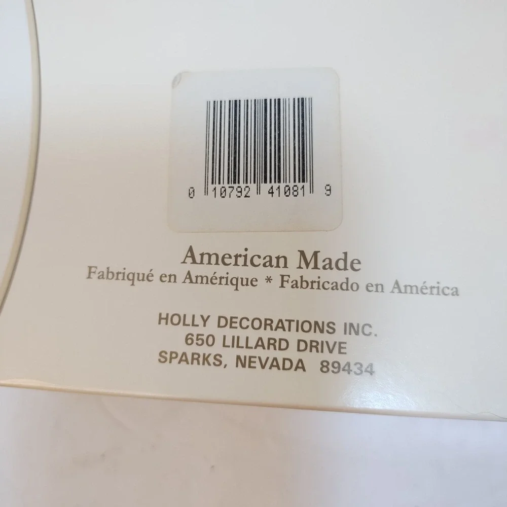 VTG Visions by Holly‎ Red Glass Christmas Ornaments Set of 6 Shiny Round Baubles